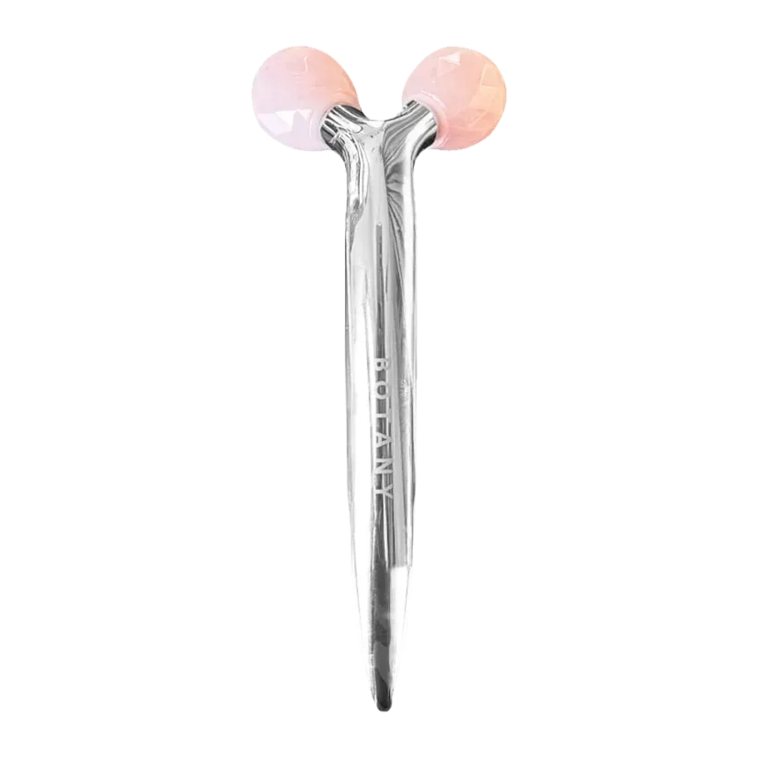 Rose Quartz Face Contour Roller Crystal Facial Massager for Lifting, Sculpting Jawline and Cheekbones, Tightening Skin, Anti&ndash;Aging, Daily Face Massage Routine