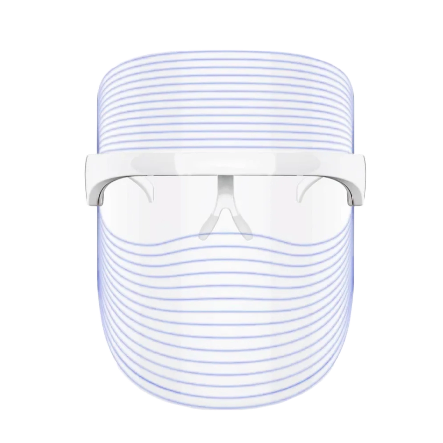 LED Face Mask Transparent Light Therapy Facial Device for Acne, Redness, Fine Lines, Anti&ndash;Aging, Collagen Boosting, At&ndash;Home LED Skincare Treatment Sessions