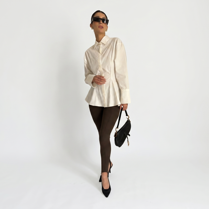 The Motion Leggings - Stirrup Detail - Brown