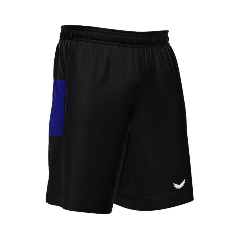 Wings Shorts Padel Performance Stretch Polyester Elastane - Black Blue