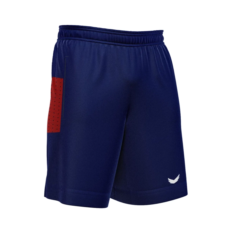 Wings Shorts Padel Performance Stretch Polyester Elastane - Dark Blue Red